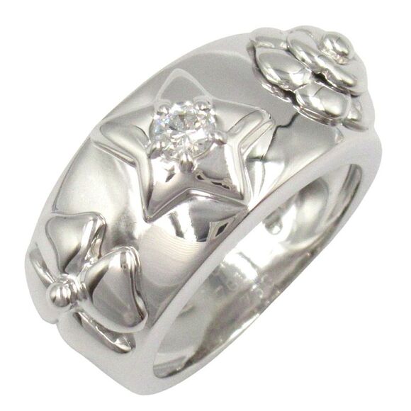 Chanel Diamond K18WG Ring - Picture 1 of 9